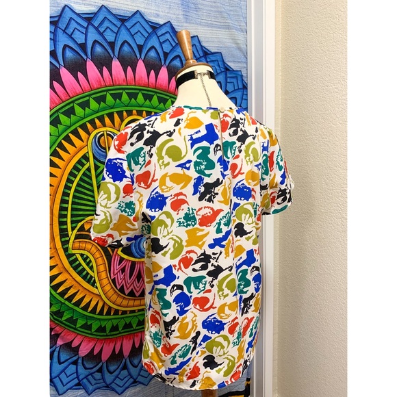 🌈 Stylish Vintage pop art top - Picture 8 of 12